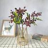 Simulated Olive Fruit Berry Bean Branch Christmas Wedding Home Lobby Decoration Living Room Vase Flower Table Top Arrangement