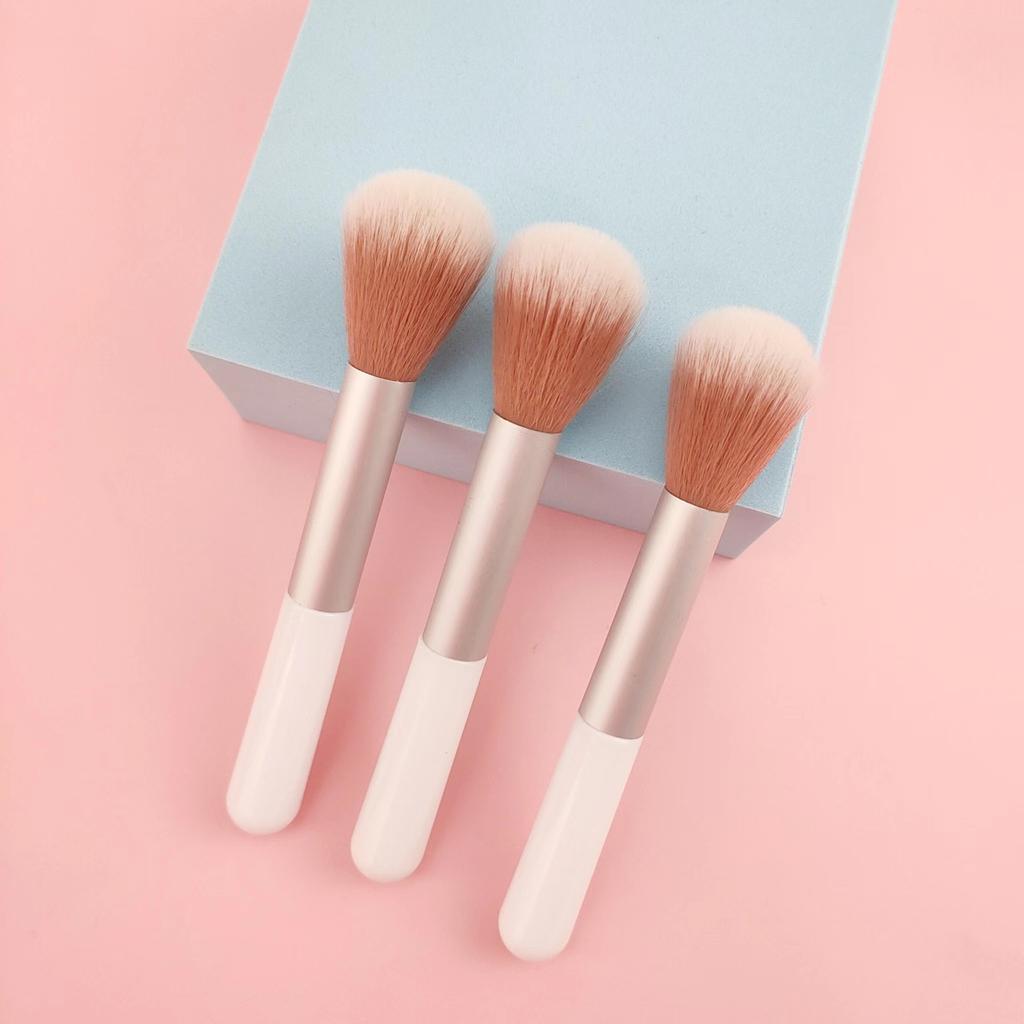 2pcs Powder Blusher Brush Makeup Tool Soft Fiber Makeup Brush