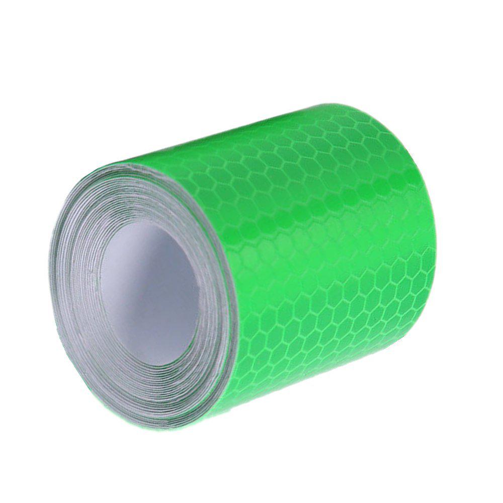 5cm x 3m Self-Adhesive Reflective Warning Strip for School Buses, Trucks, & Bicycles - Night Visible Decoration Sticker