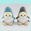 Soft Cat Shark Plushie Doll Kawaii Toy For Kids Pillow Decor Room
