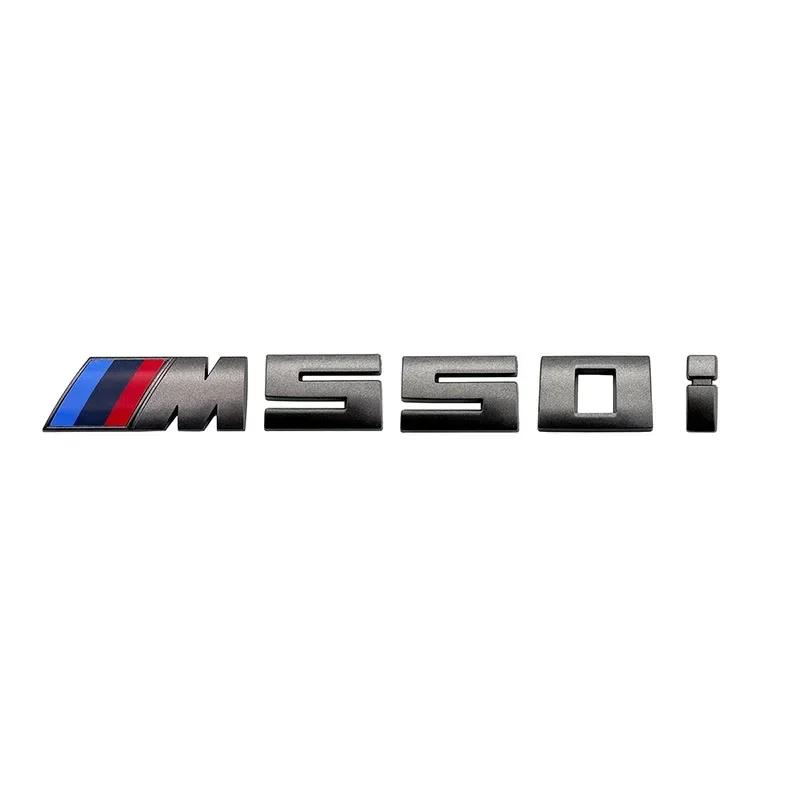 For BMW M 5.5cm Sticker M135I M240D M340I M550D M440D M135D M760LI M140D Modified Digital Displacement Standard ABS Rear Logo rvbf26