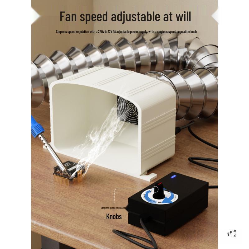 Compact Desktop Fume Extractor and Dust Collector