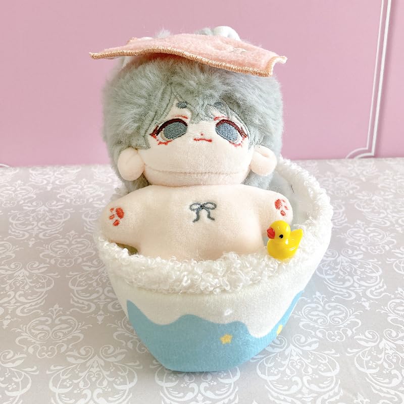 Bath Set for Plush Toys (10-15cm) - Includes Clothes [Item]
