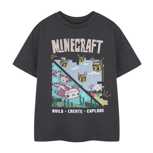 Minecraft Girls Build Create Explore T-Shirt