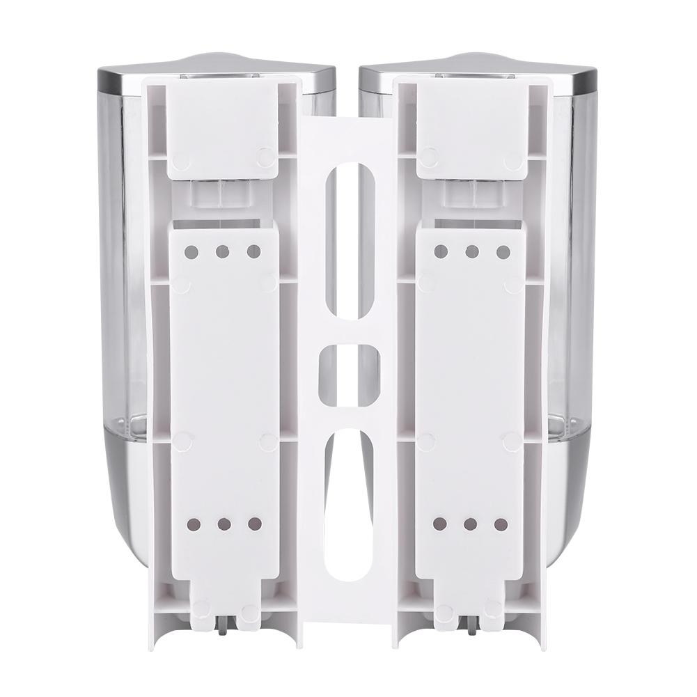 350ml 2*350ml Bathroom Wall Mounted Soap Shampoo Dispenser Lotion Liquid Pump