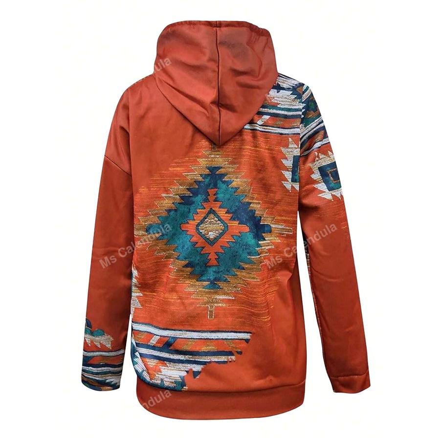 Повседневная толстовка с капюшоном в стиле ретро с 3D-принтом — фото 2