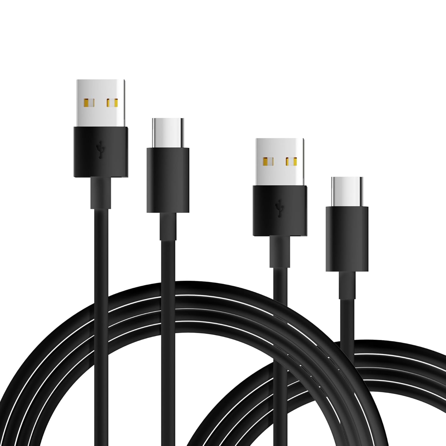 2 Pack USB A to USB C Cable Type-C Fast Charging
