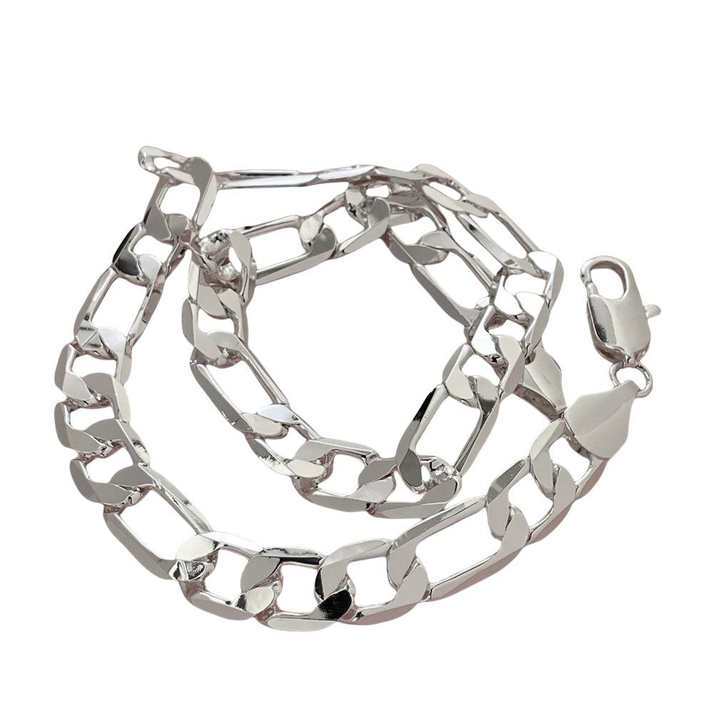 2026 European and American Jewelry Plated 925 Silver 12MM Ferrero Necklace 40-75CM