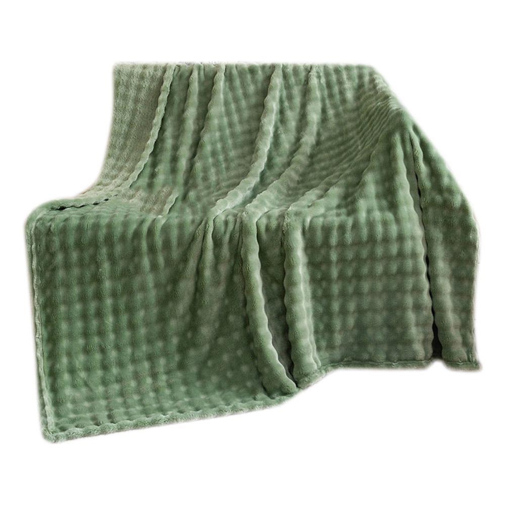 70x100cm Monolayer Coral Fleece Blanket Warm Thickened Sofa Throw Gifts Flannel Blanket