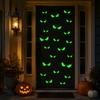 Scary Halloween Wall Decor Glow in The Dark Demon Eye Stickers, Luminous Ghost Long-lasting Signs Eyeball Decals, Waterproof Self-Adhesive Horror Deco