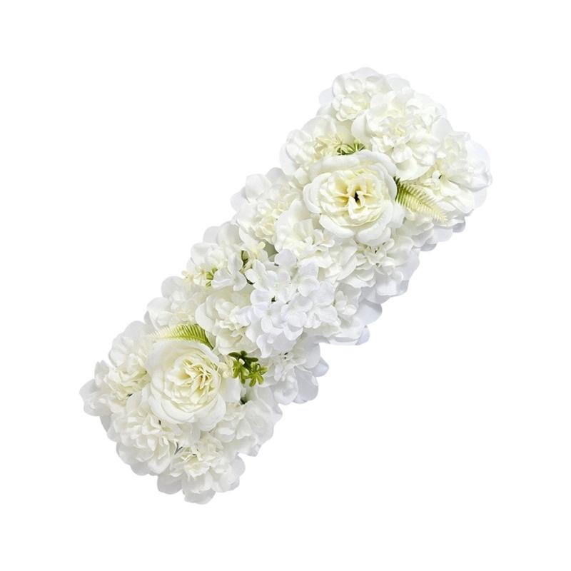 Realistic Silk Flower Decoration For Wedding Reception Anniversary Party Backdrop Wall Decors Ceremony Arch Layouts