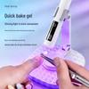 Rechargeable Mini Nail Art Lamp: Quick-Drying, Wearable Touch-Sensitive One-Word Design for Nail Tips.