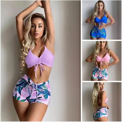 Split Two-piece Bikini Plus Size Bikini Swimsuit Women