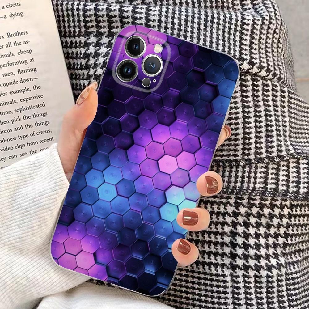 Luxury Geometry Cool Phone Case For iPhone 15 14 11 12 13 Mini Pro XS Max Cover 6 7 8 Plus X XR SE 2020 Funda Shell