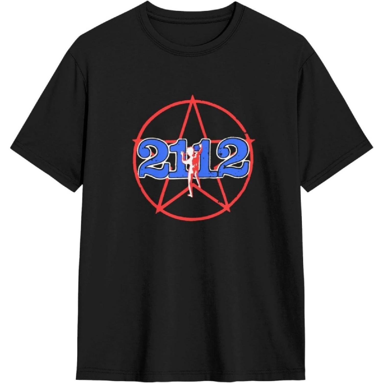 

JOISOMI Short Sleeve T-Shirt Rush Band Casual Shirts Crew Neck T-Shirt Athletic Shirts(3) XXXXXL різнокольоровий