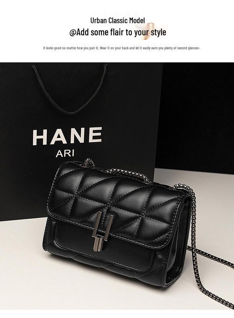 Taoyin 2024 Women's Urban Elegant Quilted Crossbody Diamond Pattern Bag
