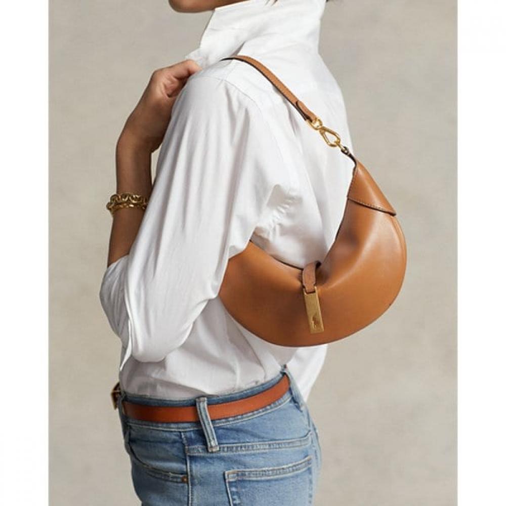 Polo Ralph Lauren Women S Polo Id calfSkin Mini Shoulder Bag wapoBag02v20016270