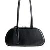 New Shoulder Bag Women's Large-capacity Double Zipper Leather Brand Handbag Women's Versatile Niche Style Underarm Bag Women