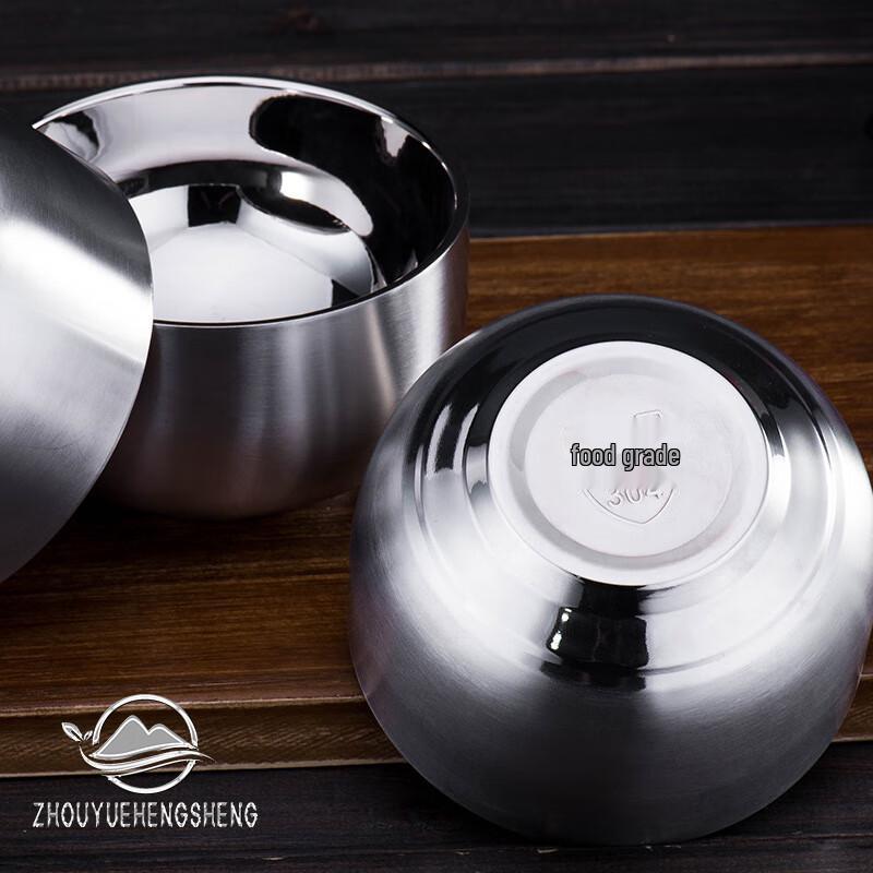 304 Stainless Steel Double-Layer Insulated Bowl