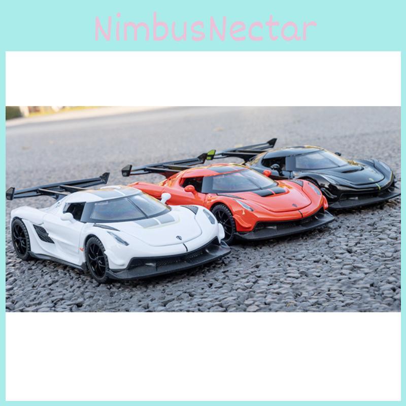 Koenigsegg Jesko Model Samochodu Ze Stopu 1:Skala 32 z kontrolą bezwładności dla kolekcjonerów i dzieci