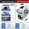Jinglian Boiler Induced Draft Fan, 304 Stainless Steel CN Plug (adapter Included)