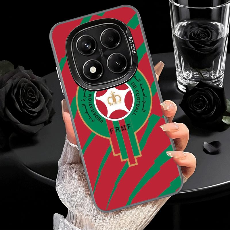 Morocco Flag Soft Phone Case for Xiaomi Redmi Note 13 14 15 Pro Plus 12S 12 11S 11 11T 10S 10 Shockproof Cover Back Shell