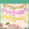 Vibrant Happy Birthday Banner For Festive Party Decoration And Cheerful Celebration