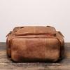 Vintage Men'S Leather Backpack Cowhide Women'S Computer Backpack Frosted Leather Mountaineering Travel Bag