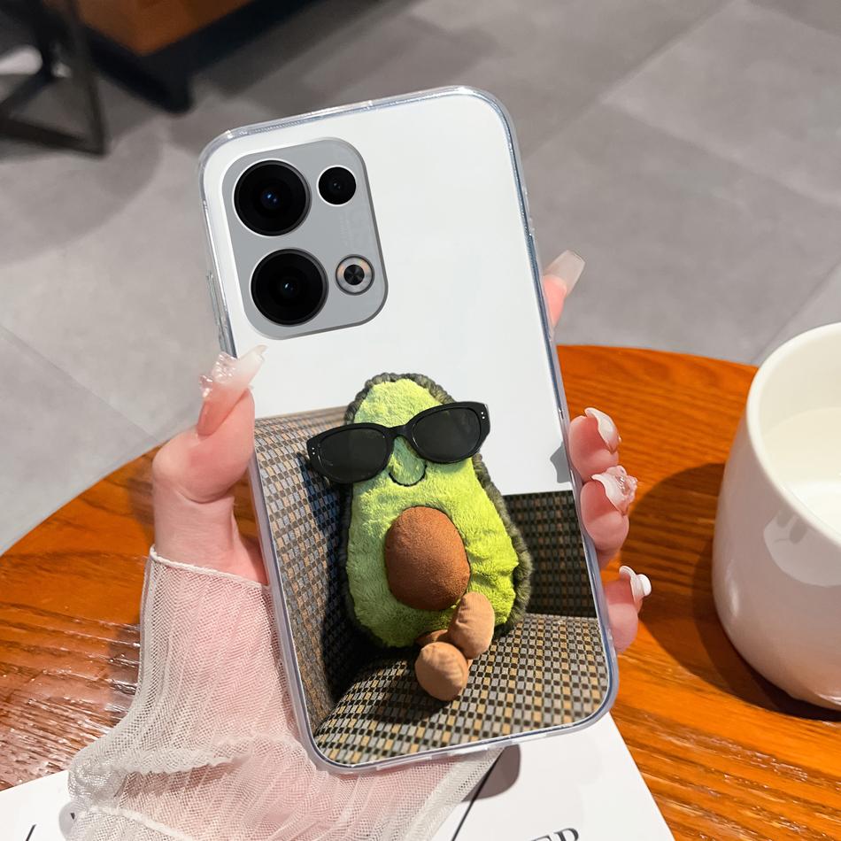For Oppo Reno 13 Pro Phone Cases Leisure Flower Transparent Back Cover For Oppo Reno13 Pro 13Pro 5G Soft Slim Anti Drop Housing