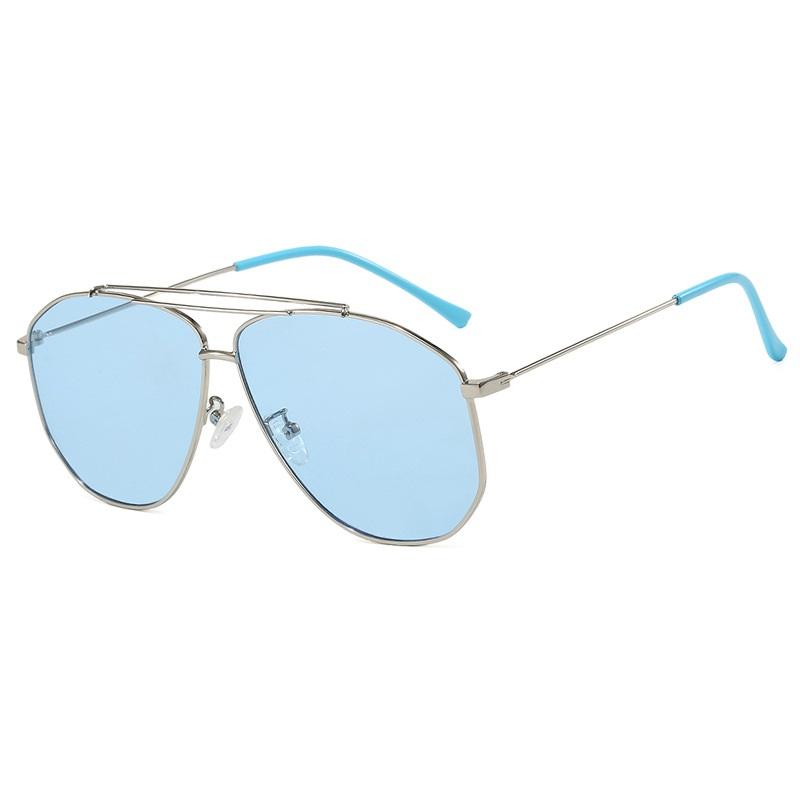 

Classic Pilot Sunglasses Women Men Retro Shades Female Luxury Ocean Clear Lens Sun Glasses Vintage Oculos De Sol Feminino UV400 Gold