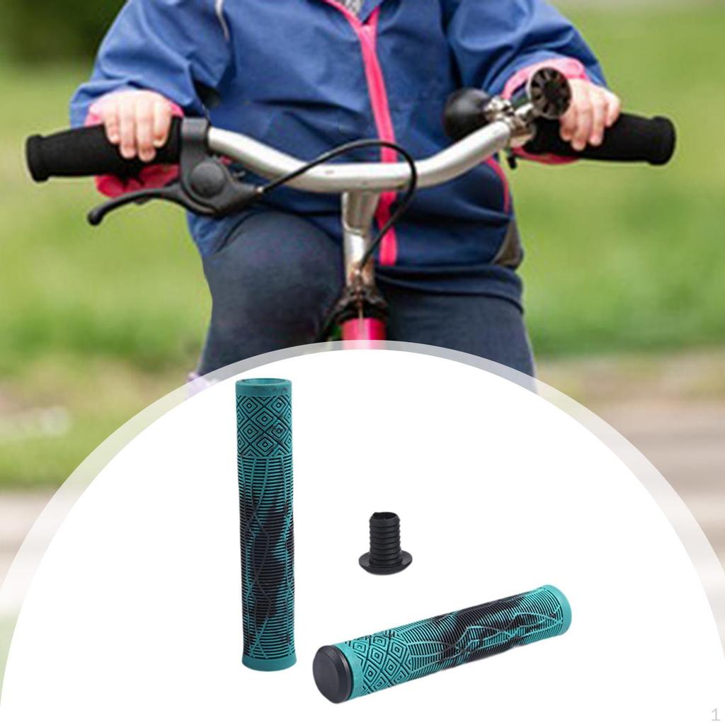 2 Pieces Bike Handlebar Grips Handle Bar Wraps Anti Slip High Performance