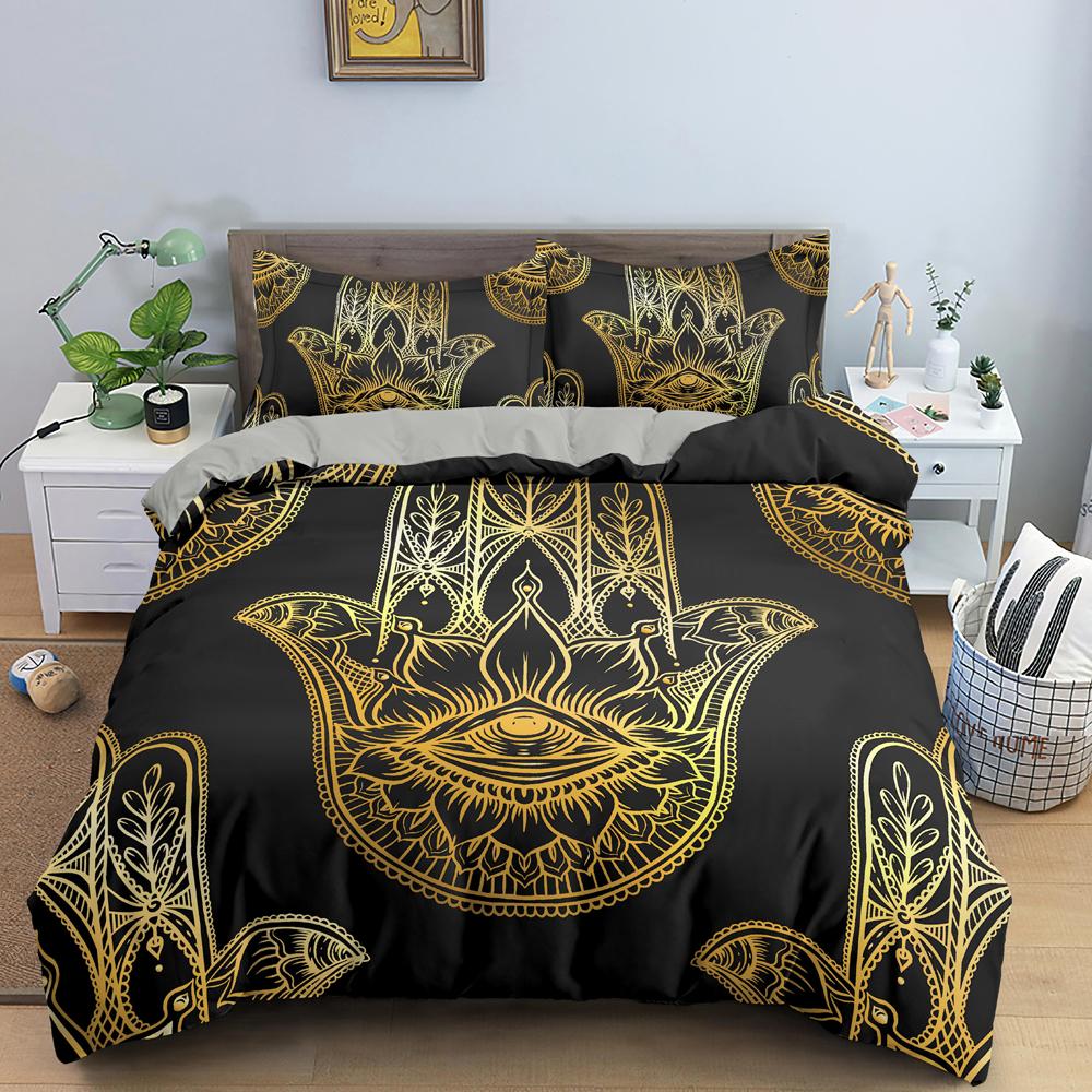 Divination Hand Duvet Cover Set Psychedelic Comforter Cover Bedding Set Quilt Cover Queen King Full Size For Adults Teens Kids
