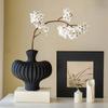 Minimalist Imitation Ceramic Vase Irregular Shape Flower Vase  Room Decoration