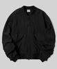 Verdnt Shirred Nylon Crop Jacket [Black]