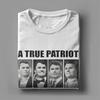 Charlie Kirk A True Patriot T-Shirts for Men  Vintage Cotton Tees O Neck Short Sleeve T Shirt Big Size Tops