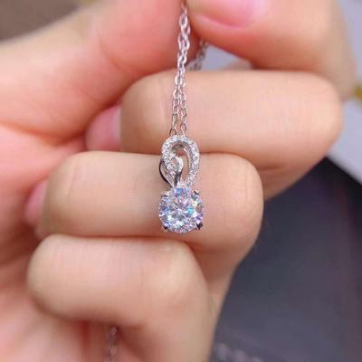 New Temperament Sweet Wedding Necklace for Women Inlaid Dazzling Cubic Zirconia Fashion Luxury Female Neck Jewelry Fancy Gift