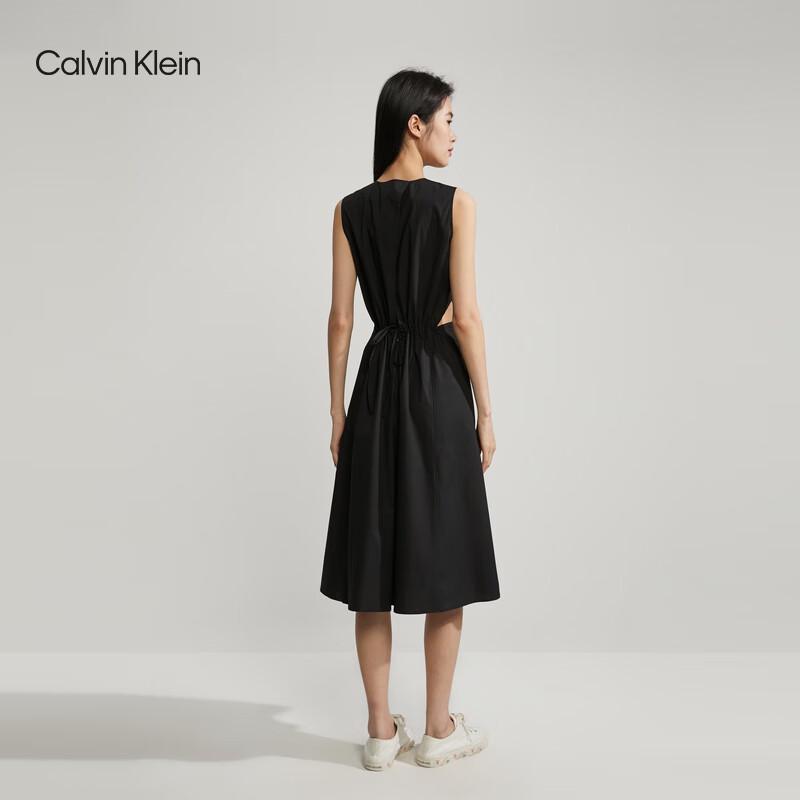 Calvin Klein Jeans Embroidered Tie-Waist Sleeveless Dress