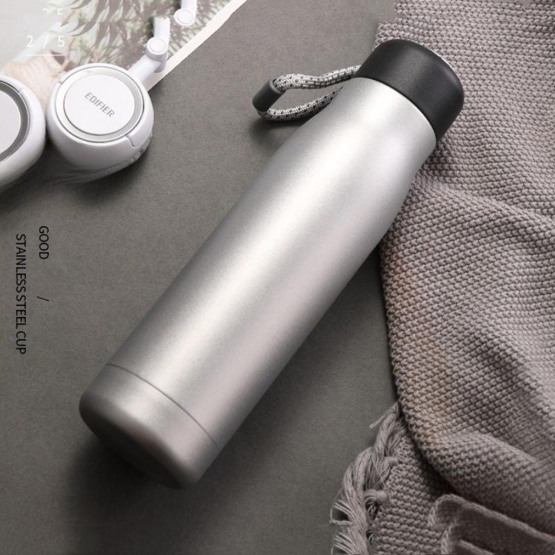 400/550ML Thermo Bottle Vacuum Flasks with Rope Stainless Steel Outdoor Travel Cups Portable Thermal Water Bottles