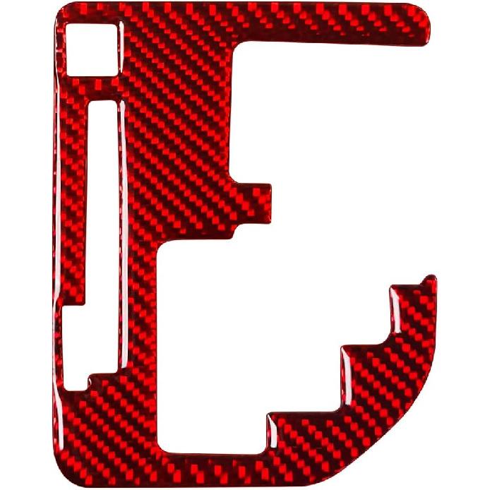 SUNJIKA Compatible with Center Console Carbon Fiber Gear Shifter Box Panel Sticker Car Truck Interior Accessories for Toyota Tundra 2014 2015 2016