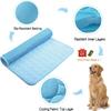 Pet House Ice Silk Cooling Fabric Anti-Slip Edging Soft Quilted Summer Pet Cooling Pad Joint Protection Cooling Pet Cushion
