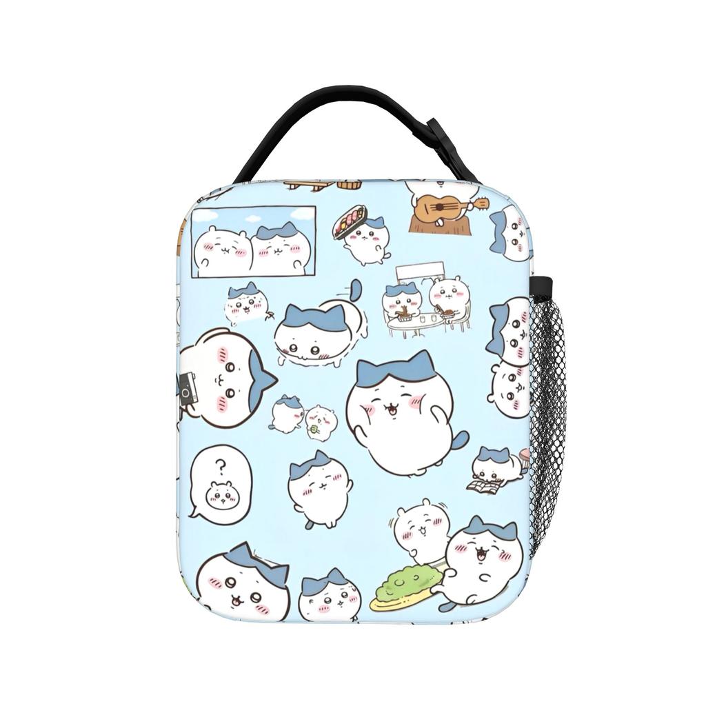 Cute Cartoon Manga Chiikawas Insulated Lunch Bags Leakproof Reusable Cooler Bag Tote Lunch Box Office Picnic Men Women