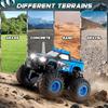 Remote Control Car, 1:24 Scale All Terrain Monster Tuck Toys with Upright Driving and 360° Rotation, Remote Control Tuck with 20km/h, Auto Demo and