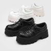 Shoes for Men British Style Thick Sole Casual Derby Shoes High Quality Fashion Comfor Platform Mans Leather Shoes