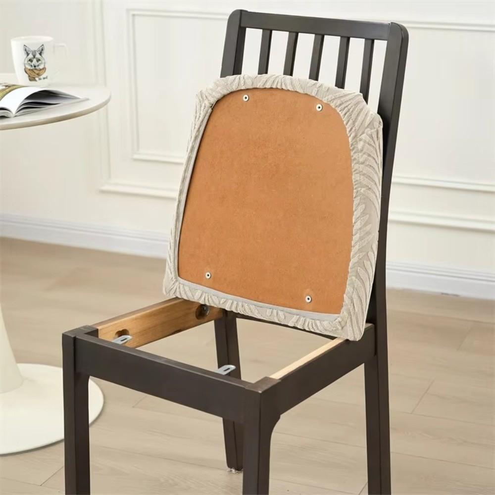 Jacquard Dining Chair Slipcover Anti-dirty Home Seat Cover Seat Case For Hotel Kitchen Party