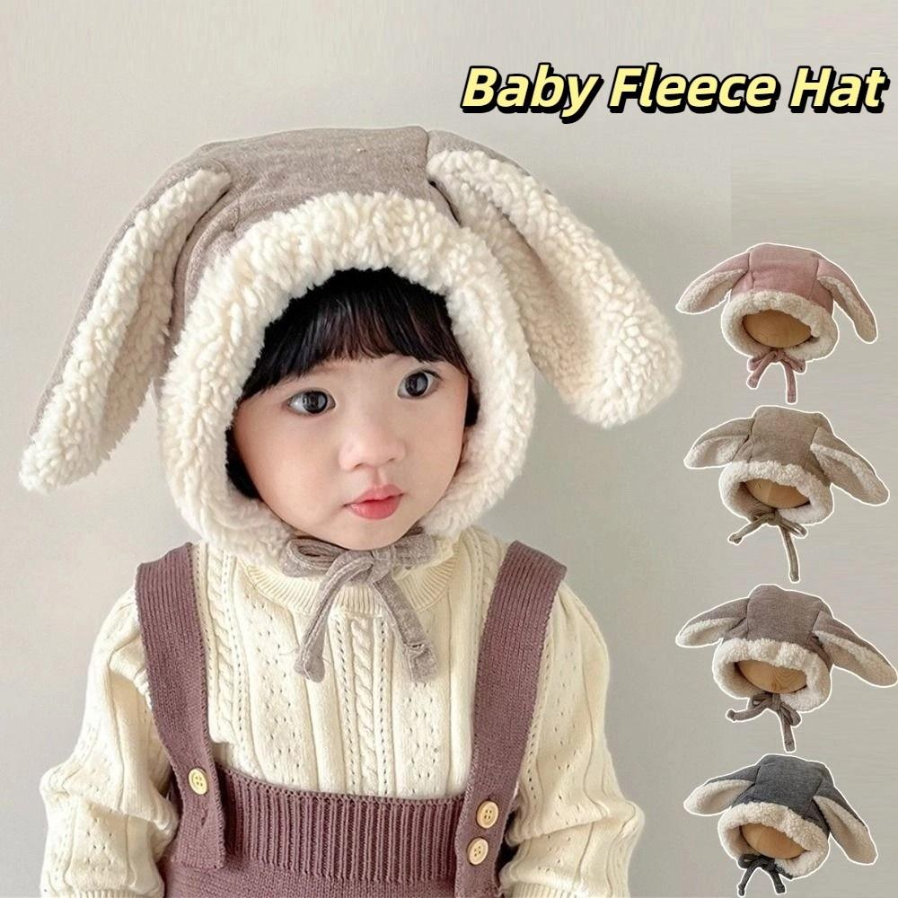 Cute Baby Beanie Cap Winter Ear Protection Hat Lovely Rabbit Ear Hat  Kids