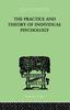 The The Practice And Theory Of Individual Psychology Book