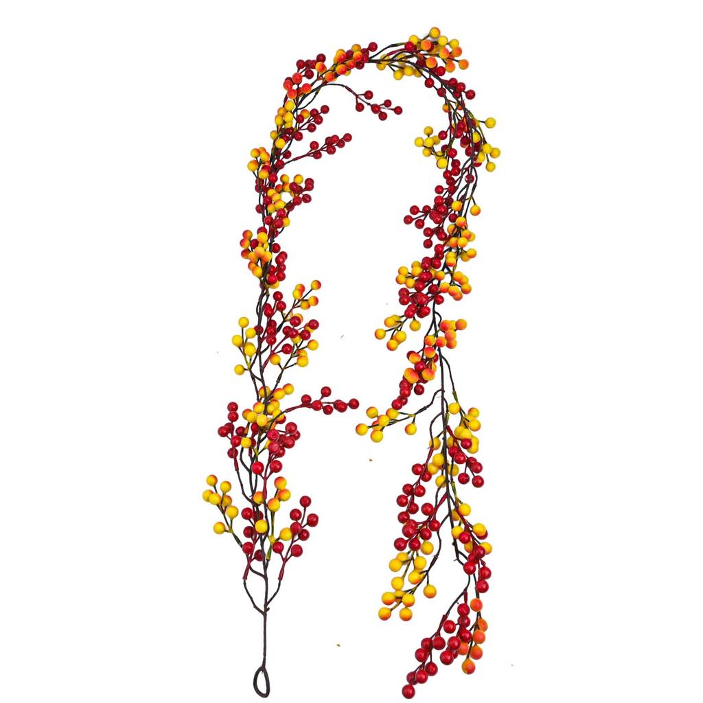DIY Crafts Essential 6FT Red Berry Garland for Christmas Tree Decoration