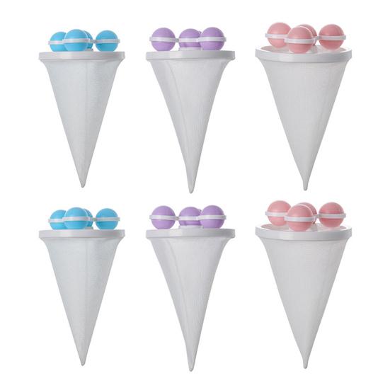 6Pcs Washing Machine Filter Mesh Bags Hair Remover Easy To Use Reusable Floating Hair Lint Catcher Laundry Lint Fur Remover