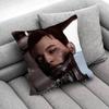 Throw Pillow Case For 30Cm 40Cm 45*45Cm 50Cm 55Cm Square Sofa Pillowcase D-Detroit B-Become Human Connor Dbh Hank Anderson