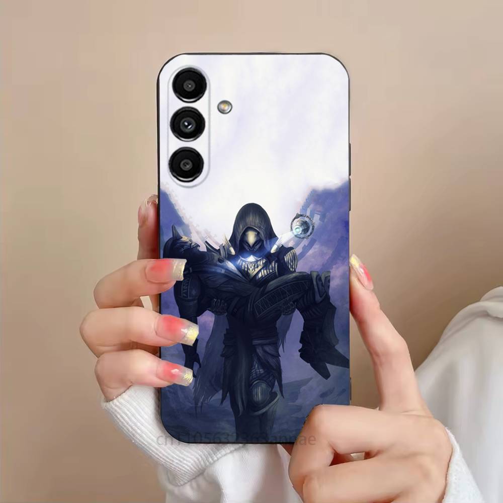 Destiny 2 Game Silicone Phone Case For Samsung S25,24,21,22,23,S30,Ultra,S20,Plus,Fe,Lite,Note,S10,S9,Black Soft Shell